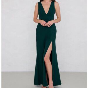 Park & Fifth Lexington Dress in Hunter Green